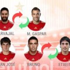Del Bosque convoca a Mario, Etxeita y San José