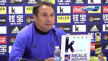 Eusebio en rueda de prensa.