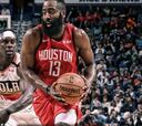 Harden (41+9+6+3+2) se viste de Jordan en otra victoria Rocket