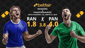 Rangers vs. Panathinaikos: horario, dónde ver, pronósticos y cuadro