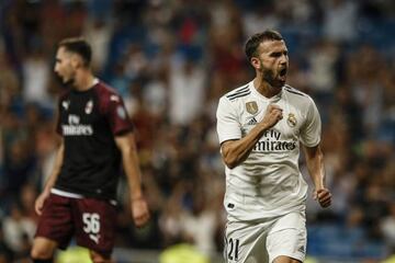 Borja Mayoral makes it 3-1 against Milan