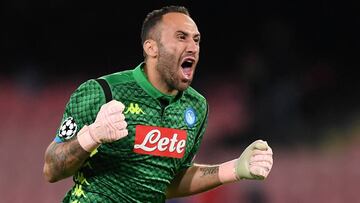 David Ospina, guardameta del Napoli