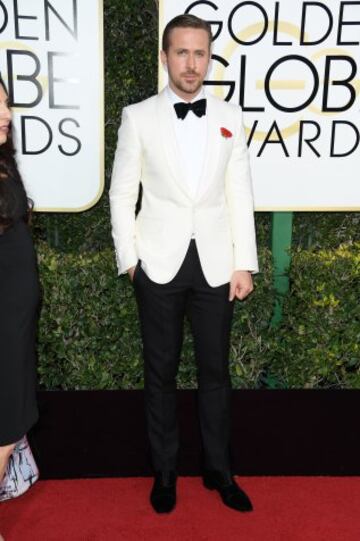 Ryan Gosling fue otro de los triunfadores de la 74 edici¨®n de los Globos de Oro.