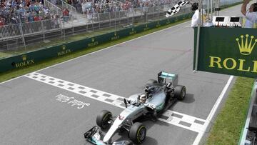 Lewis Hamilton venció en el GP de Canadá de 2015.