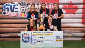 La revolución femenina también llegó al Red Bull Neymar Jr Five