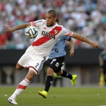 Jonathan Maidana: El zaguero de River Plate es pieza fija y ya ganó la pasada edición del torneo junto a los millonarios.