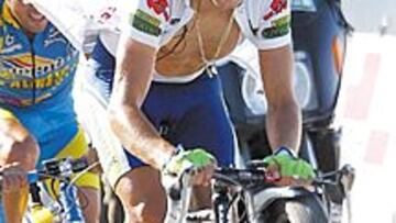 <b>SIN EXCUSAS. </b>Valverde no excusó su mal día en posibles secuelas de la caída sufrida en esta misma Vuelta.