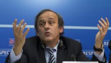 Michel Platini, presidente de la UEFA