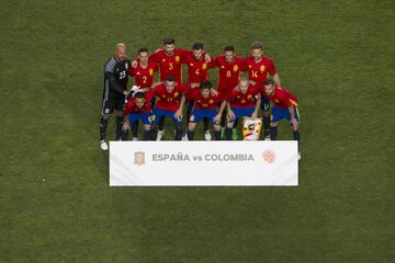 Las mejores imágenes del amistoso España vs Colombia