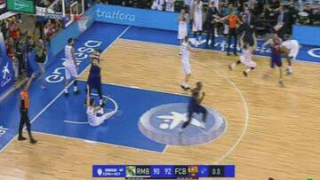 Pierre Oriola 'embistió' a Doncic y la final acabó con tangana