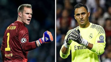 Ter Stegen y Keylor Navas. 