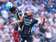 during the 13th round match between Monterrey and Atletico de San Luis as part of the Liga BBVA MX Varonil, Torneo Clausura 2026 at BBVA Bancomer Stadium, on April 04, 2026 in Monterrey, Nuevo Leon, Mexico.