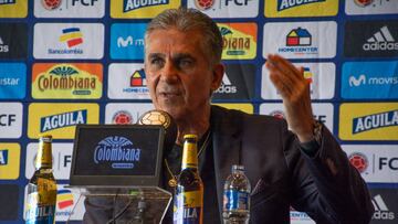 Carlos Queiroz en rueda de prensa