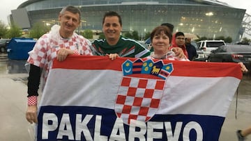 A pesar de la lluvia, aficionados arroparon al Tri en Dallas