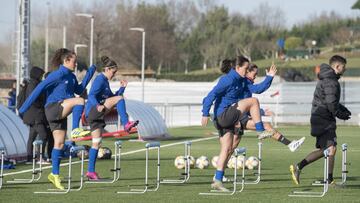 Las jugadoras del Athletic Femenino. 