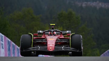 Carlos Sainz (Ferrari F1-75). Spa-Francorchamps, Bélgica. F1 2022.