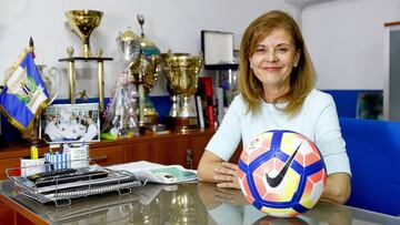 Victoria Pav&oacute;n, presidente del Legan&eacute;s.