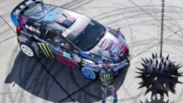 Block y su Ford Fiesta, color extra para la entrega del nuevo reto el 11 de noviembre.