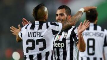 Vidal celebra con T&eacute;vez 