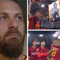 El emotivo adiós de De Rossi con el Roma: no se pierdan al 'momentazo' con Totti