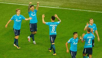 Nueva goleada del Zenit de los argentinos con gol de Driussi