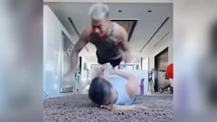 El novedoso 'challenge' que hizo Edu Vargas con su esposa