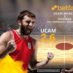 UCAM Murcia vs. Unicaja: horario, TV, estadísticas, cuadro y pronósticos
