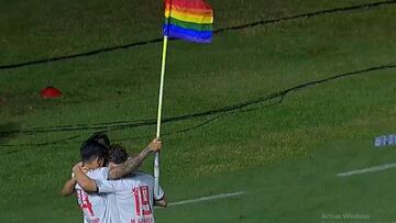 Germán Cano dedica su gol a la comunidad LGBTI