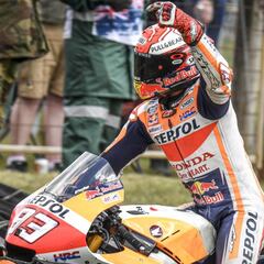 Márquez: "No puedes ir lento por en medio de la trazada"