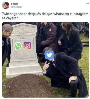 Los memes más divertidos de la caída de WhatsApp, Facebook e Instagram