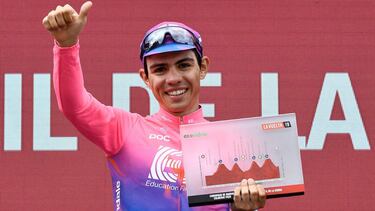 Emoción colombiana en La Vuelta