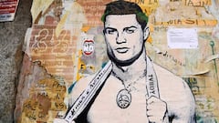 Cristiano's Secret: new artwork from TvBoy on Milan street