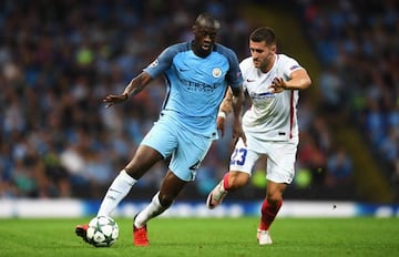 Yaya Touré con el Manchester City.