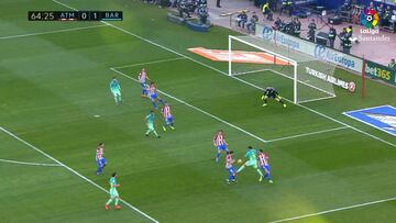 ¿La suerte se entrena? El gol de Rafinha tras cuatro rebotes