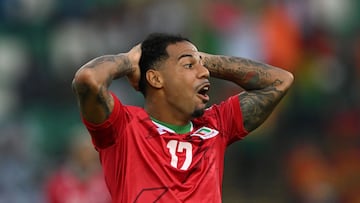 Josete Miranda, durante el partido ante Costa de Marfil en el que Guinea Ecuatorial se impuso 0-4.