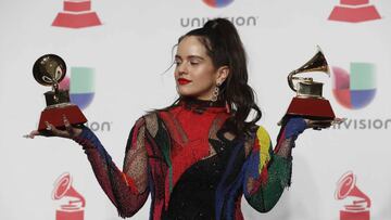 Grammy Latinos 2018: Lista completa de ganadores con Rosal&iacute;a, que logr&oacute; dos premios por Malamente.