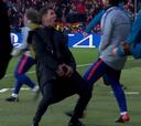 La UEFA decide el jueves sobre el expediente a Simeone por su gesto