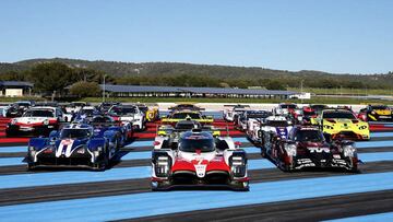 Parte de los coches participantes en el WEC.