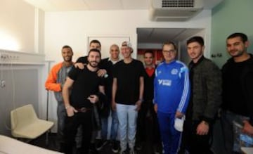 Bielsa visitó hospital de niños