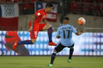 Las mejores imágenes del duelo entre Chile y Uruguay