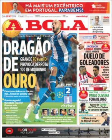 Portadas de la prensa deportiva