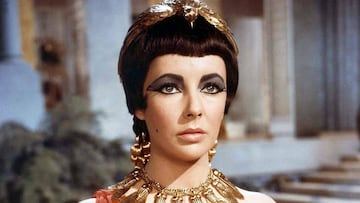 Elizabeth Taylor, en Cleopatra, una de sus obras cumbre. 