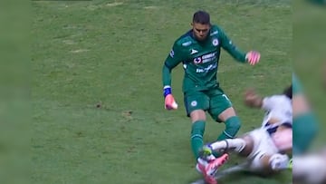 Esta toma hará justicia a lo peligrosas que pueden ser las consecuencias para el portero.