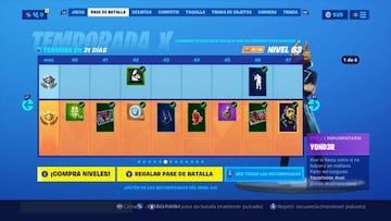 Desbloqueamos el skin Yond3r por llegar al nivel 47 del Pase de Batalla de la Temporada X