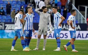 Partido Mlaga-Amorebieta de la 2021-22 con derrota malaguista,