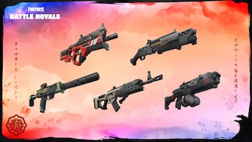 fortnite capitulo 6 temporada 1 nuevas armas