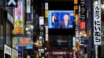 El primer ministro japon&eacute;s Yoshihide Suga declara el estado de emergencia en Tokio ante el aumento de casos por coronavirus.