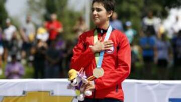 B&aacute;rbara Riveros, muy emocionada, le dedic&oacute; el triunfo a Carlo De Gavardo.