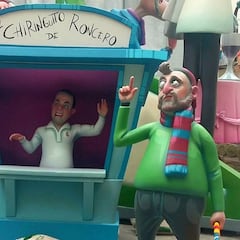 Tomás Roncero, protagonista de su propia Falla en Valencia