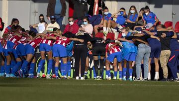 Jugadoras del Atlético de Madrid.